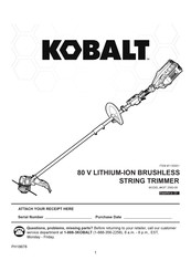 Kobalt 1130001 Manual Del Usuario