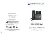 Grandstream GRP2612P Guia De Inicio Rapido