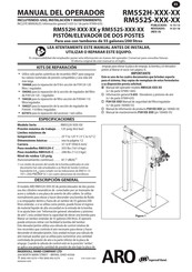 Ingersoll Rand ARO RM552H Serie Manual Del Operador