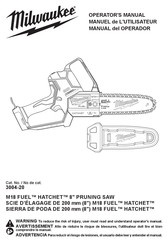 Milwaukee 3004-20 Manual Del Operador