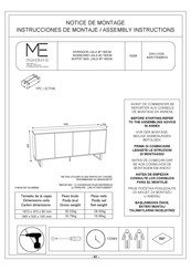 MARCKERIC LAILA 4P 180CM 16266 Instrucciones De Montaje