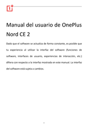 Oneplus Nord CE 2 Manual Del Usuario