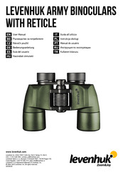 Levenhuk Army Binoculars with Reticle Guia Del Usuario