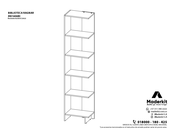 Maderkit BIBLIOTECA RAGNAR M01606BI Manual De Instrucciones