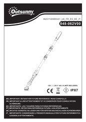 Outsunny 848-062V00 Manual De Instrucciones