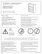 WoodCrafters BC36-EB Instrucciones De Ensamble