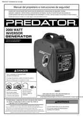 Predator 62523 Manual Del Propietario E Instrucciones De Seguridad