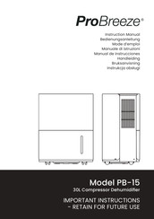 Probreeze PB-15 Manual De Instrucciones