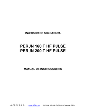 Alfa IN PERUN 200 T HF PULSE Manual De Instrucciones