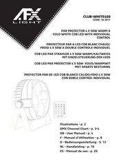 afx light CLUB-WHITE450 Manual De Uso