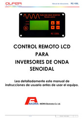 Olfer RC-100L Manual De Instrucciones