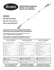 Scotts S20505 Manual Del Operador