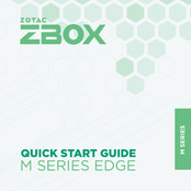 Zotac ZBOX EDGE M Serie Guia De Inicio Rapido