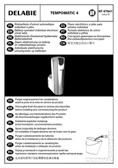 Delabie TEMPOMATIC 4 479410 Manual De Instrucciones