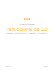 Ulthera Ultherapy DeepSEE DS 7-3.0 Instrucciones De Uso