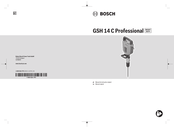 Bosch HEAVY DUTY GSH 14 C Professional Manual Original