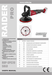 Raider RDP-SPC20 SOLO Manual Del Usuario