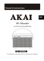 Akai M5-Thunder Manual De Instrucciones