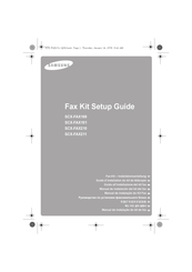 Samsung SCX-FAX210 Manual De Instalación