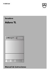 V-ZUG Adora TL Serie Manual De Instrucciones