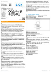 SICK WTB12V Inicio Rápido