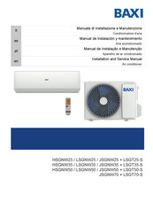 Baxi HSGNW35 Manual De Instalación Y Mantenimiento