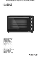 Taurus HORIZON 45 Instrucciones De Uso