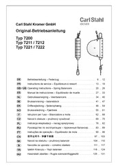 Carl Stahl Kromer 7211 Manual De Instrucciones