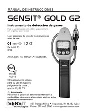 SENSIT Technologies SENSIT GOLD G2 Manual De Instrucciones