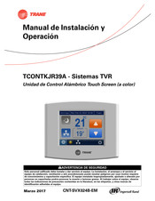Trane TCONTKJR39A Manual De Instalación Y Operación