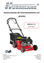 Hurricane DYM1666E Instrucciones De Funcionamiento