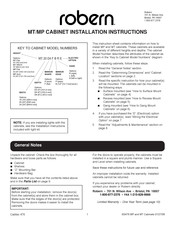 Robern MT20D4FBRE Instrucciones De Instalación