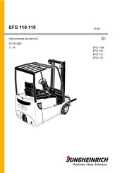 Jungheinrich EFG 110 Instrucciones De Servicio