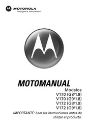 Motorola V170 G9/1.8 Manual De Instrucciones