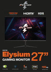 PcCom Elysium 27 GO2780 Manual De Instrucciones