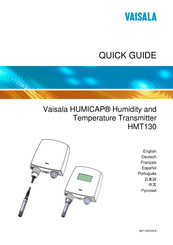 Vaisala HUMICAP HMT130 Guía Rápida