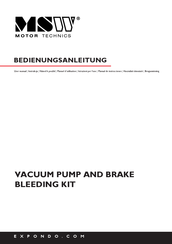 MSW Motor Technics MSW-BRM-11 Manual De Instrucciones