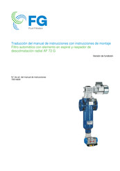 Fluid Filtration AF 72 G Traducción Del Manual De Instrucciones