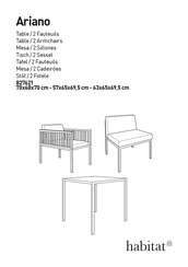 Habitat Ariano 827621 Manual Del Usuario