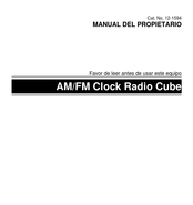 Tandy Clock Radio Cube Manual Del Propietário