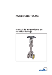 KSB ECOLINE GTB 600 Manual De Instrucciones