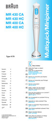 Braun Minipimer MR 400 HC Manual De Instrucciones