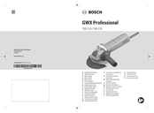 Bosch GWX 750-125 Professional Manual Original