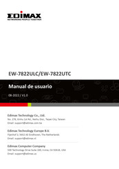 Edimax EW-7822UTC Manual De Usuario