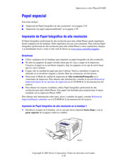 Xerox Phaser 8400 Manual De Referencia De Impresora