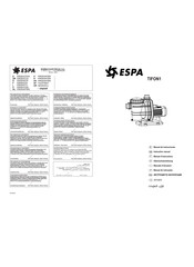 Espa TIFON1 Manual De Instrucciones