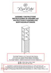 RiverRidge Madison 06-108 Instrucciones De Ensamblaje