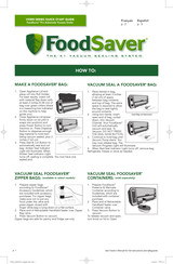 FoodSaver V5800 Serie Guia De Inicio Rapido