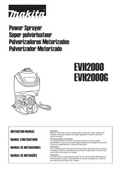 Makita EVH2000 Manual De Instrucciones