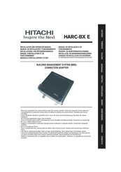 Hitachi HARC-BX E Manual De Instalación Y Funcionamiento